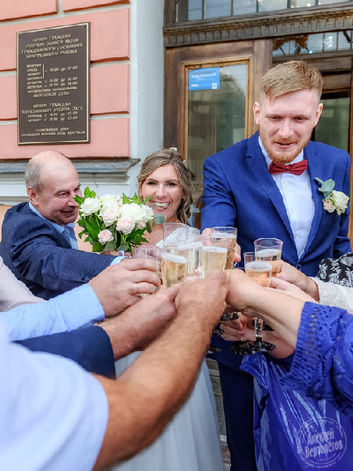 ЗАГС Центрального района. Свадебный фотограф в Санкт-Петербурге Алексей Вертолетов.