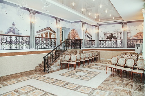 Торжественный зал в ЗАГС Московского района, фото