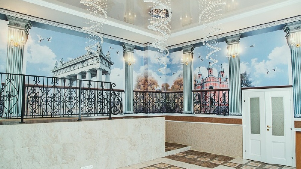 Холл на входе в ЗАГС Московского района, фото